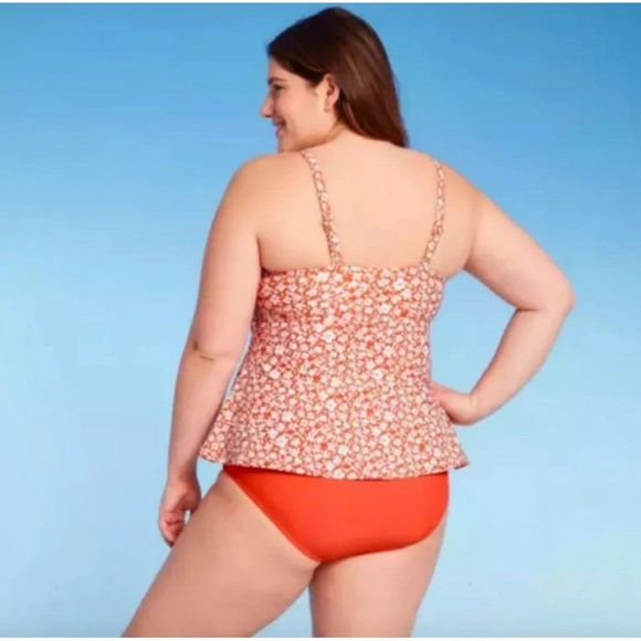 Target Red Floral Women's Bikini Set - Picture 2 of 14